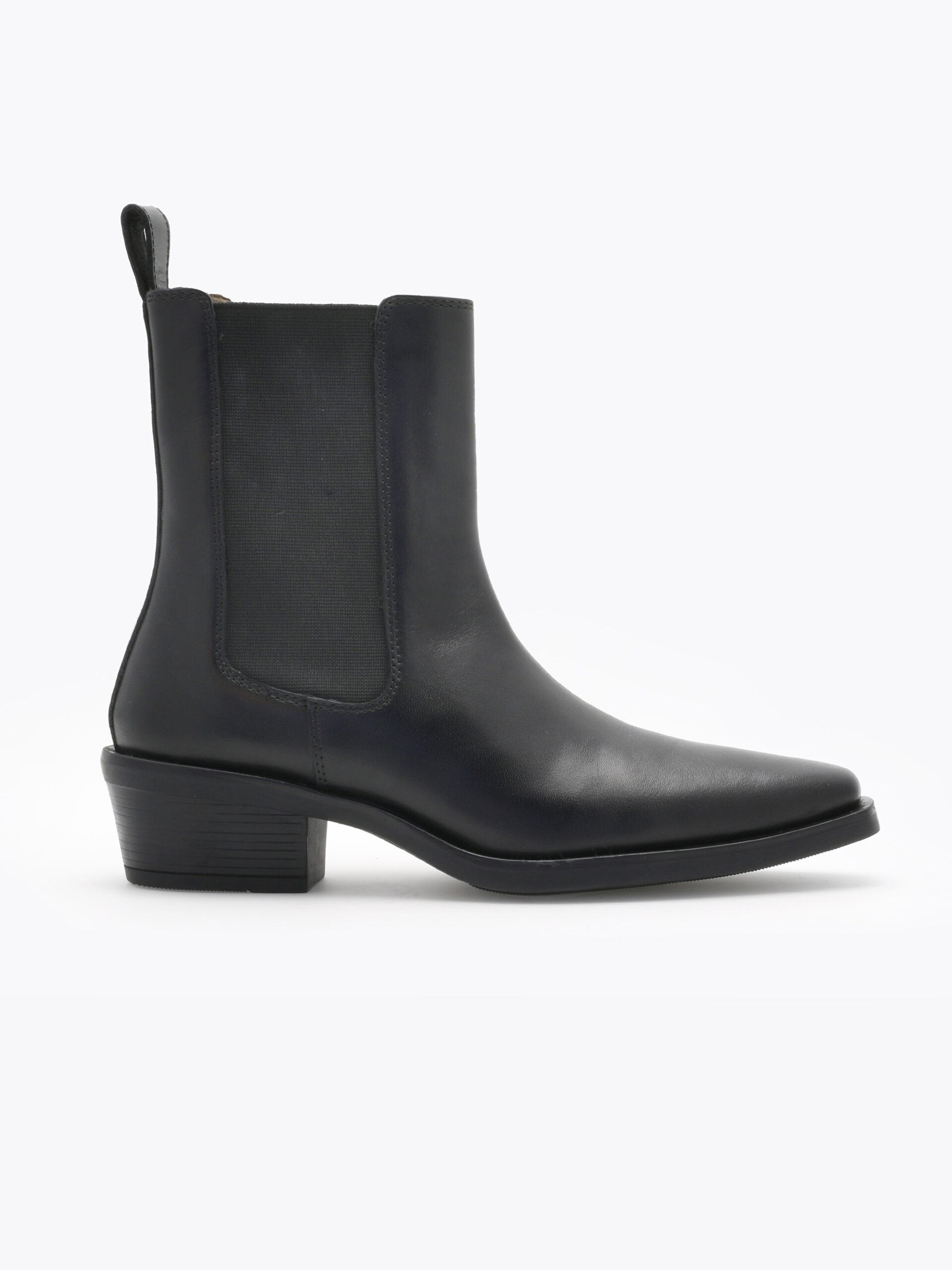 Mira Leather Boot - black